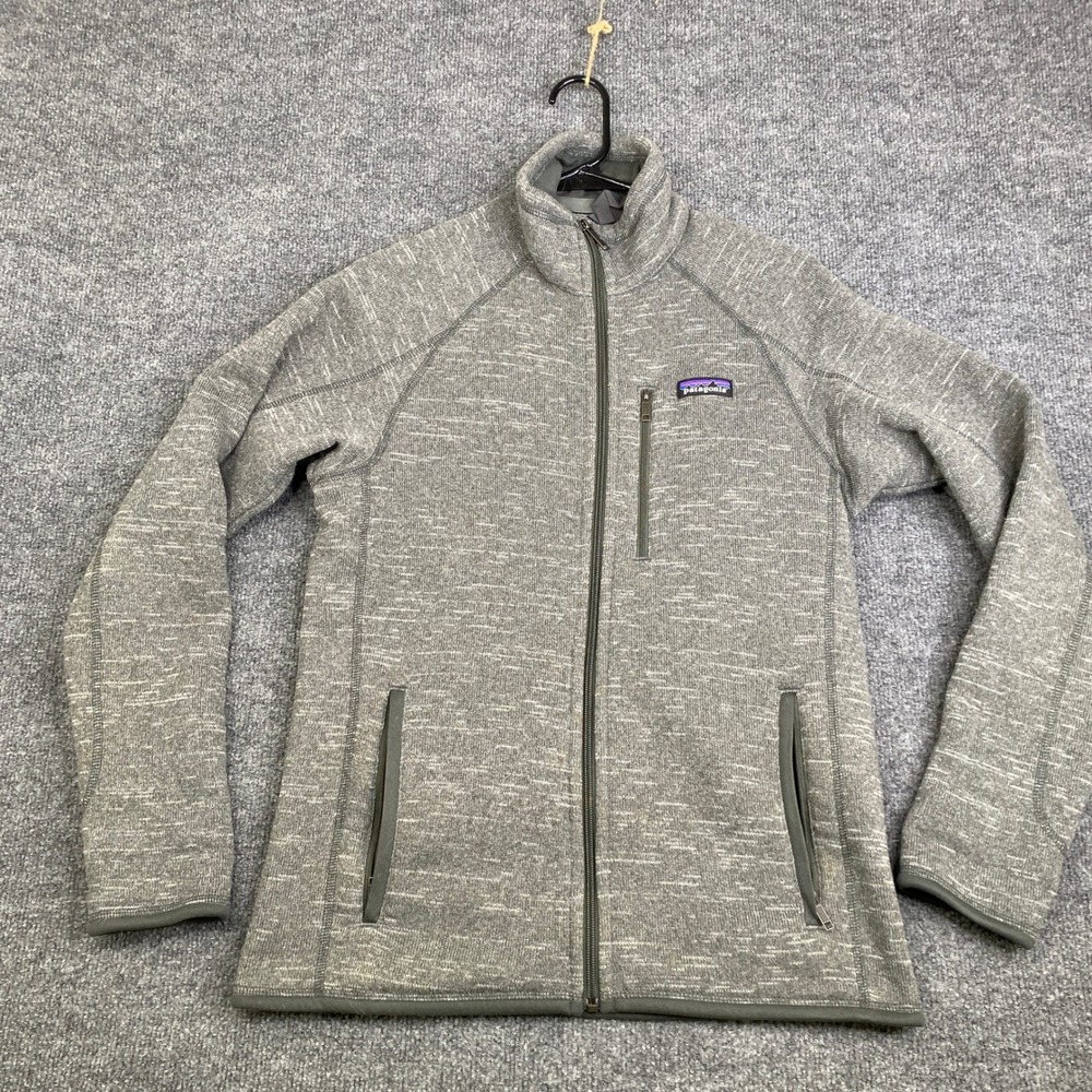 Patagonia Better Sweater Full Zip Fleece Jacket Gray Heather STY25527 Mens Small